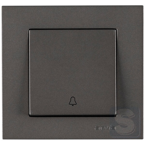 Кнопка дзвінка Arvia Electric KAREN Антрацит (20 06 2000 207)